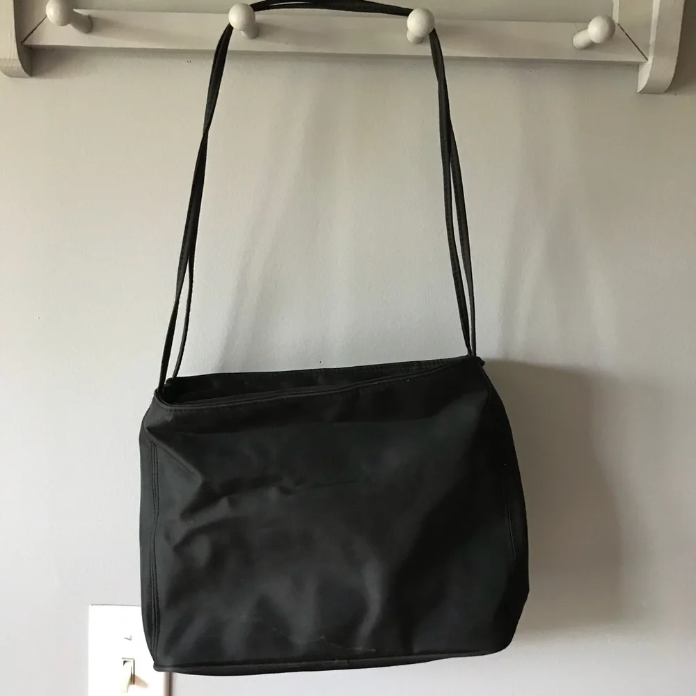 Simple black purse